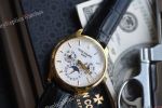 Patek Philippe Complications 5327 Swiss Cal.240 Q Movement White Face YG Case Watch 40mm 